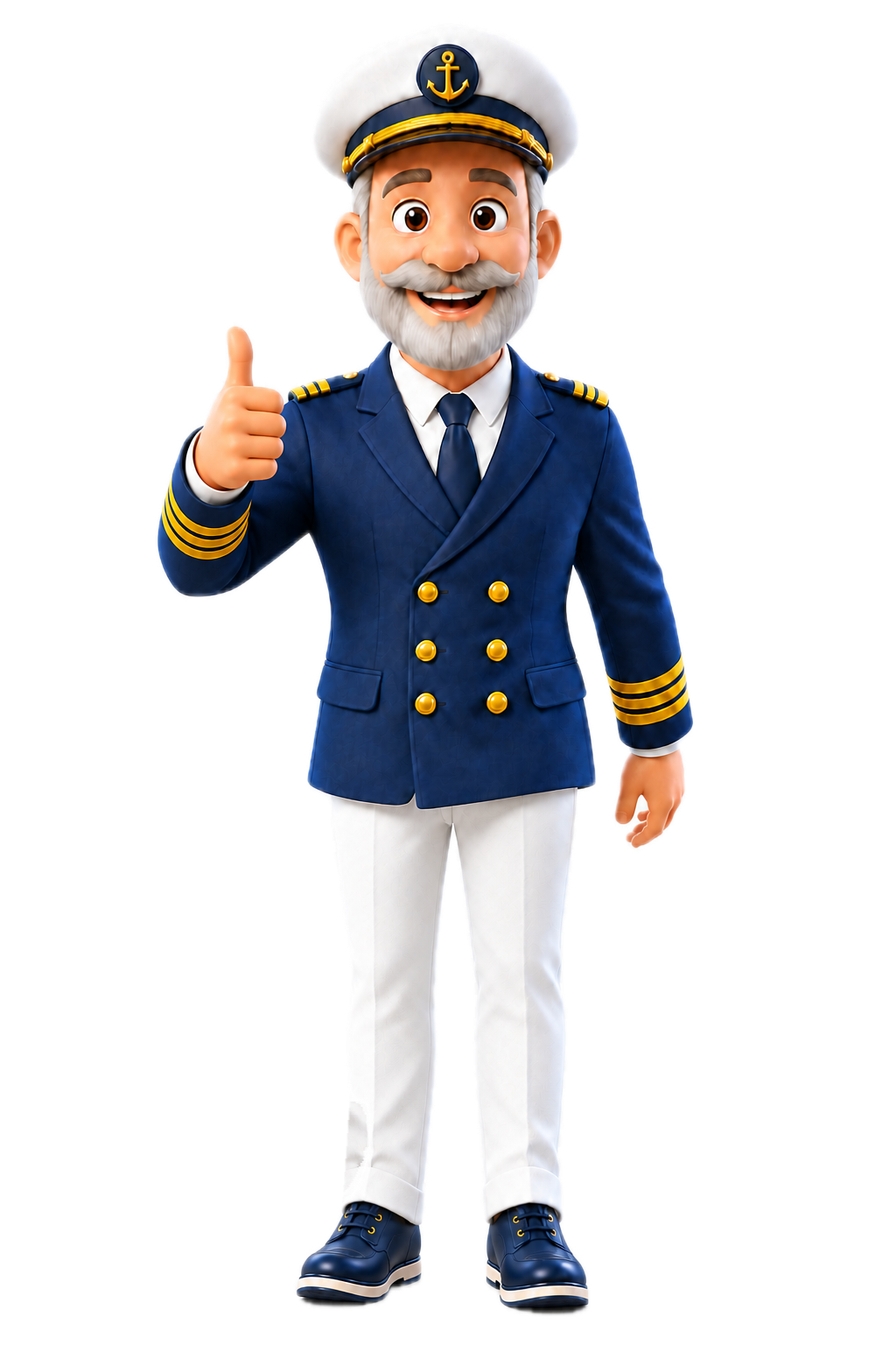 Captain Atlas giving a thumbs up